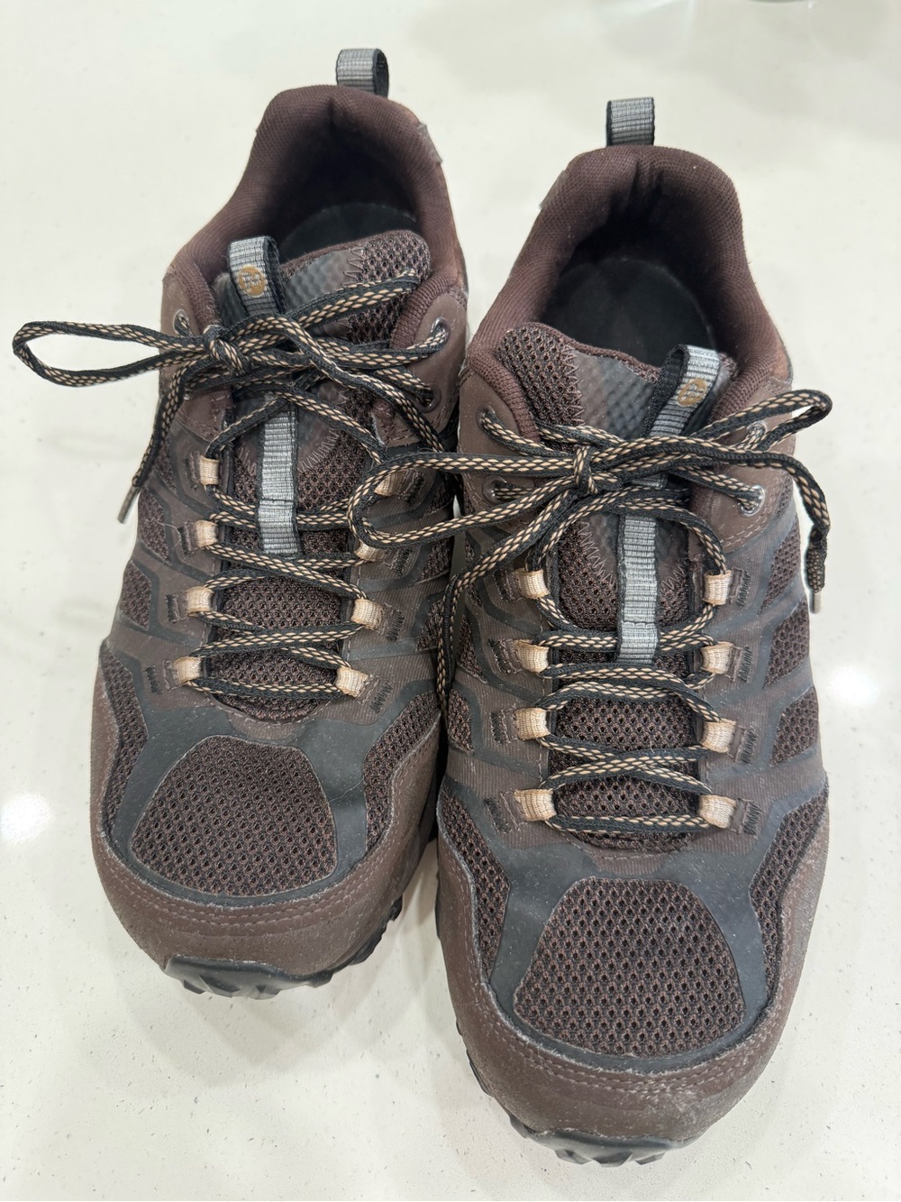 Merrell Men's Brown and Gray Trail Sneakers
